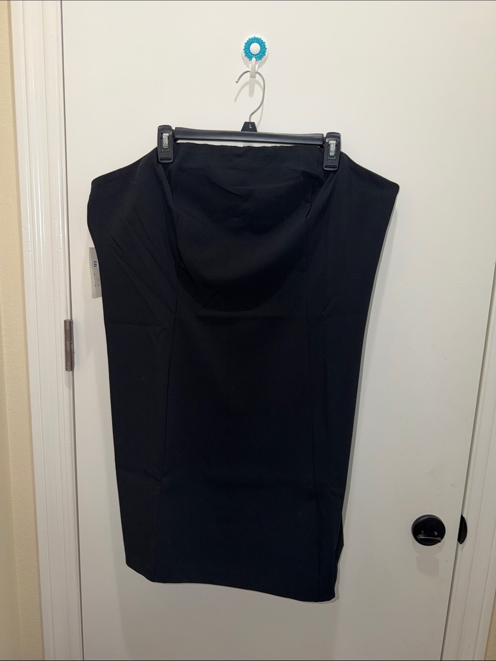 Strapless Black Mini Dress